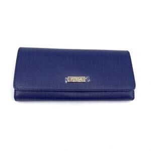 NWT FURLA Classic XL Bifold Wallet Navy Blue